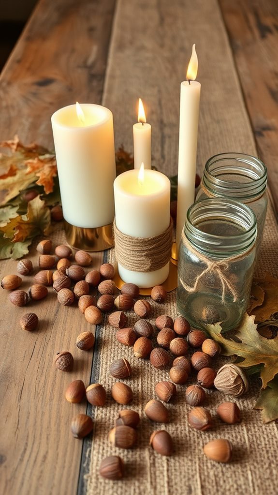 acorn candle storytelling scenes