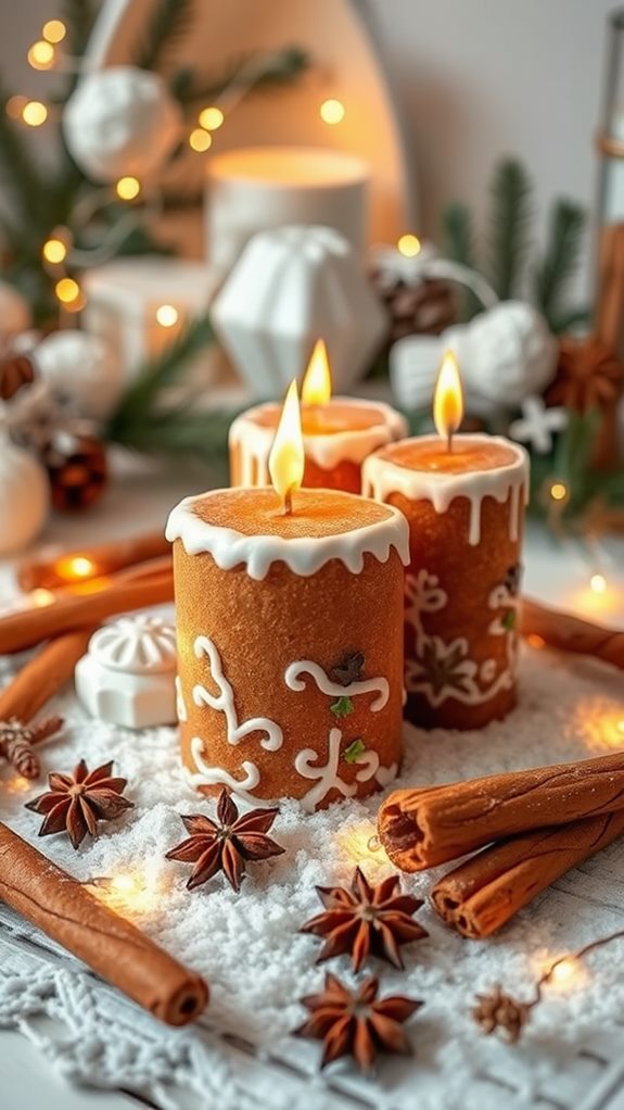 aromatic gingerbread candle delight