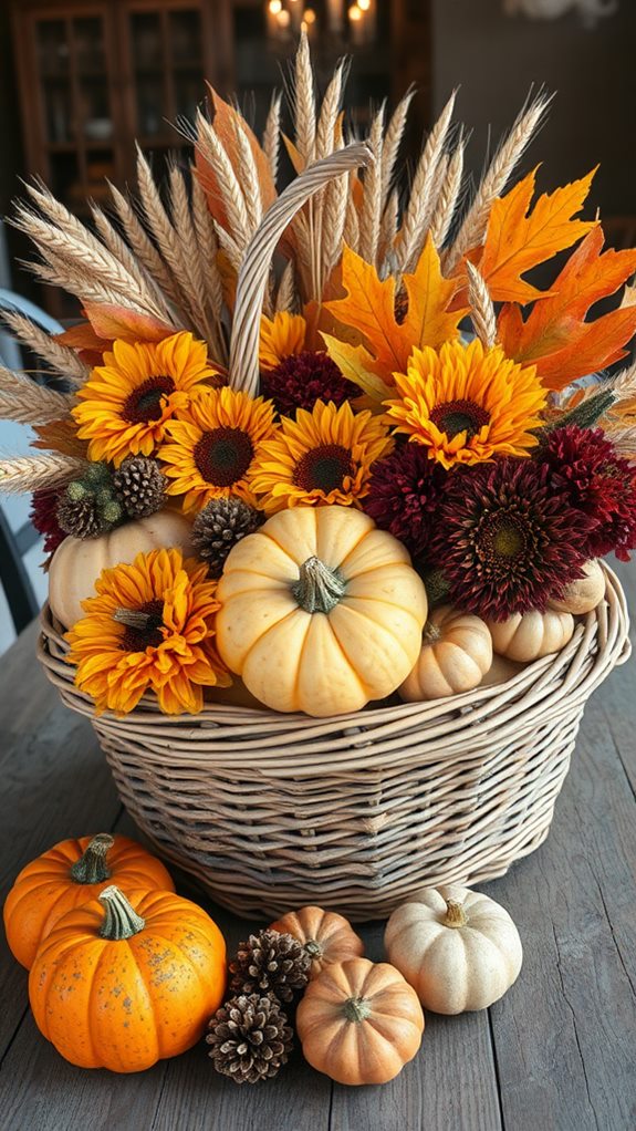 autumn floral display ideas