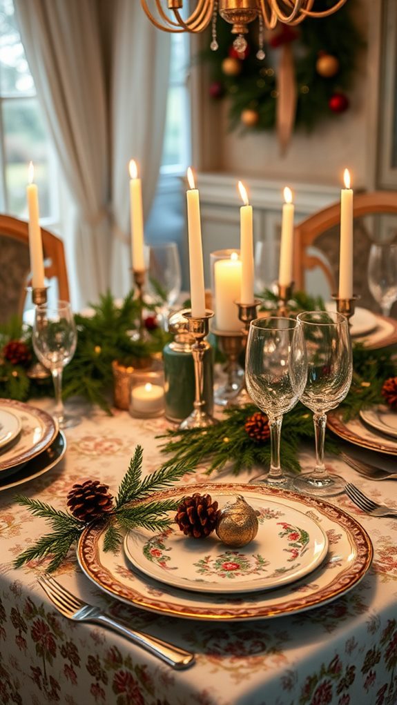 classic holiday dining set