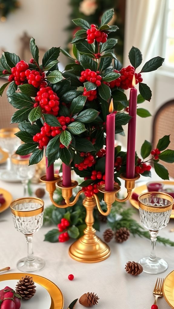 classic holiday floral design