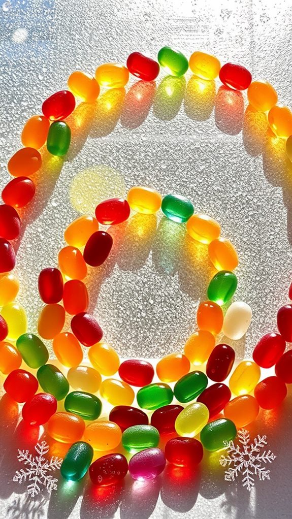 colorful candy inspired decorations