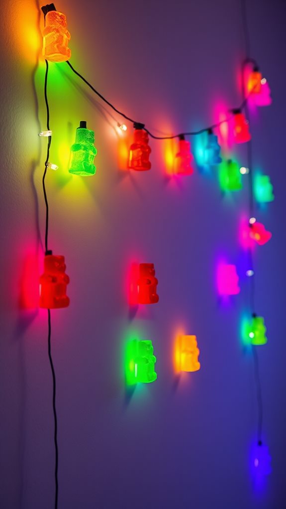 colorful gummy bear lamps