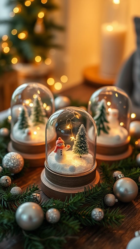 create your own snow globes