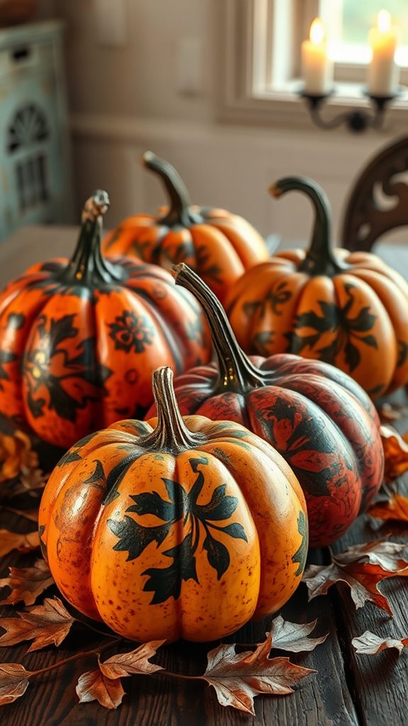 decorative handcrafted gourd art