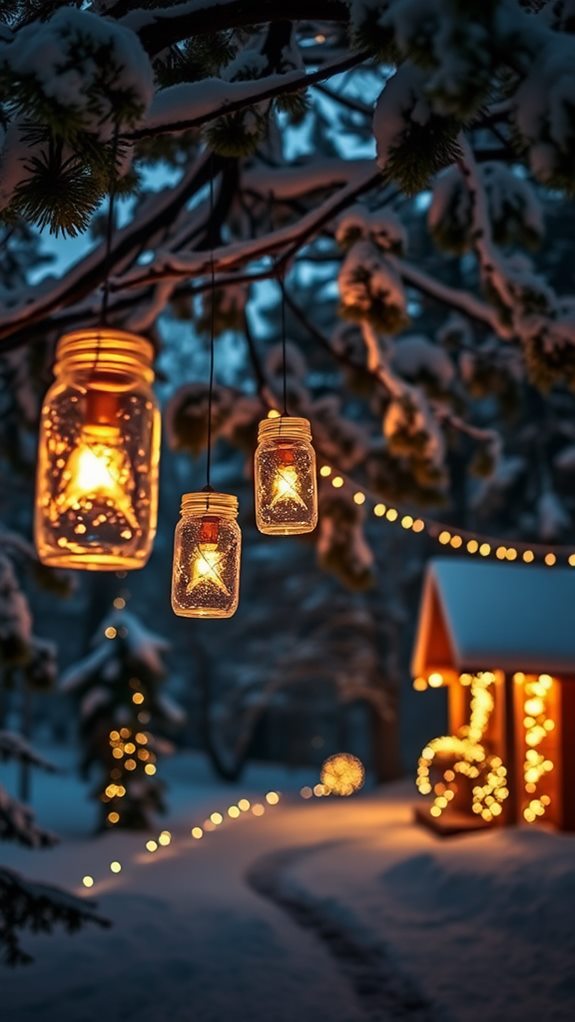 decorative illuminated jar lanterns