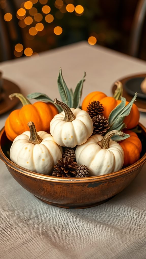 decorative small gourd displays