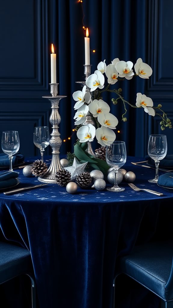 elegant nighttime holiday celebration