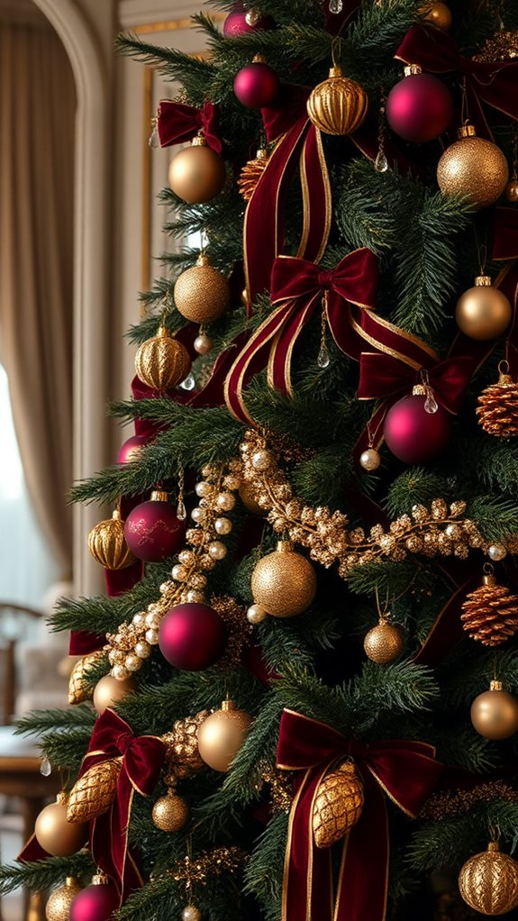 elegant royal velvet ornaments