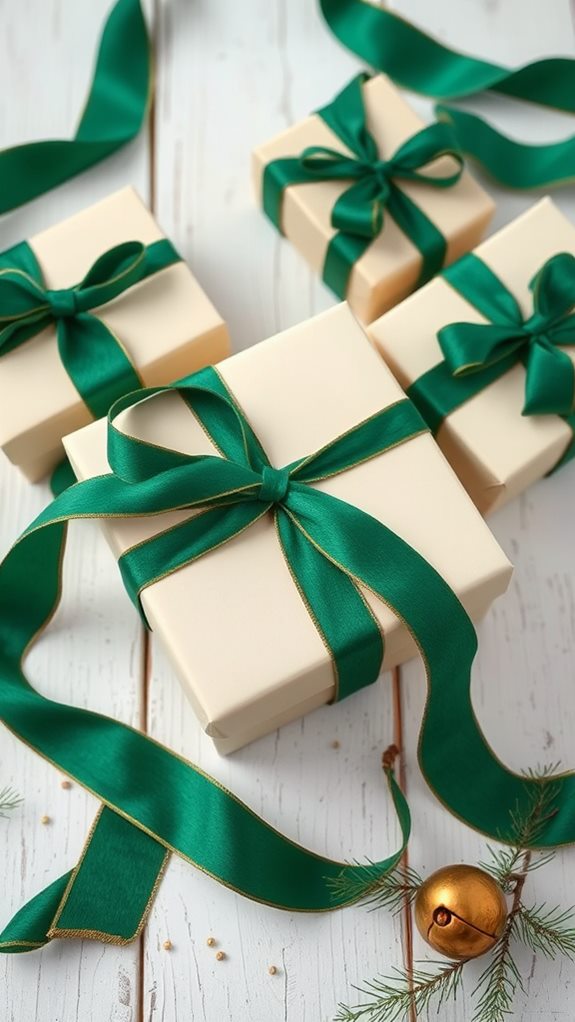 elegant velvet gift wrapping