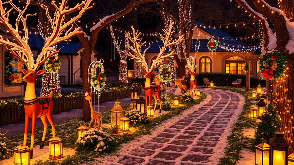 enchanting outdoor christmas decorations