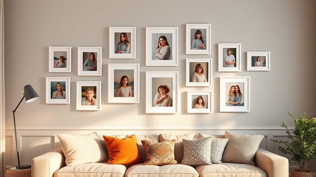 family photo wall inspiration