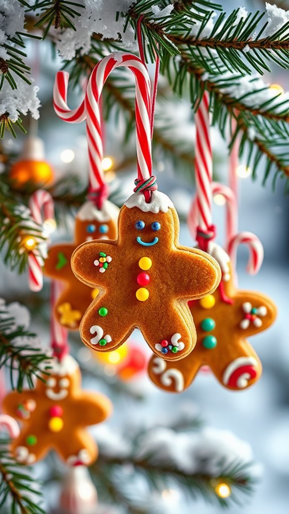 festive gingerbread cookie decorations