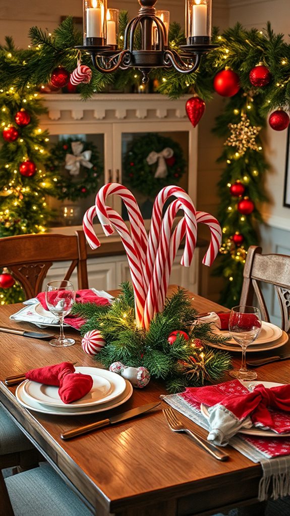 festive holiday table decor