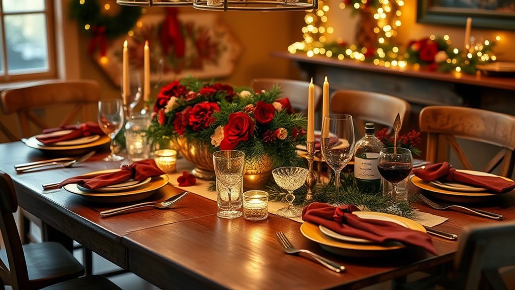 festive table decor inspiration