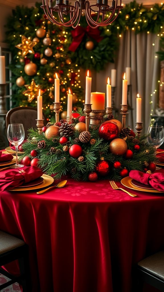 festive table decorations ideas