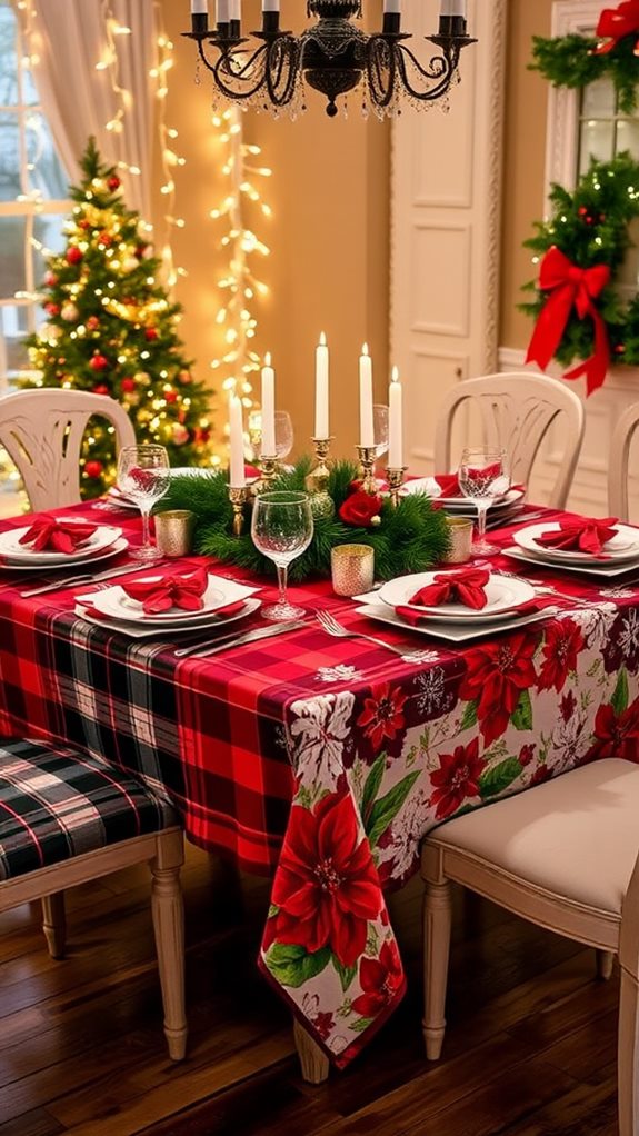 festive tablecloth selection options