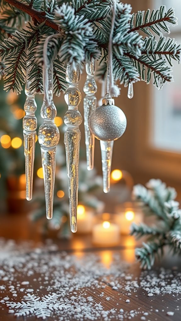 frozen decorative hangings