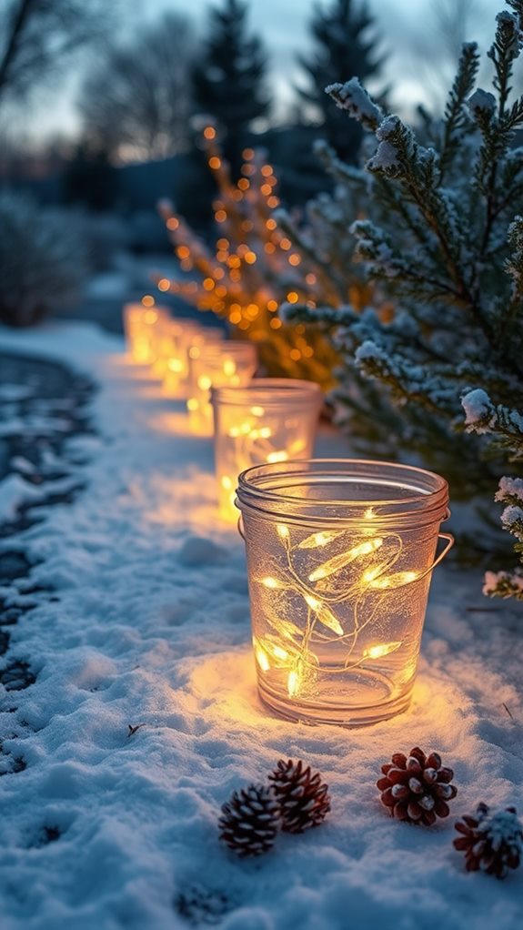 glowing ice bucket trail