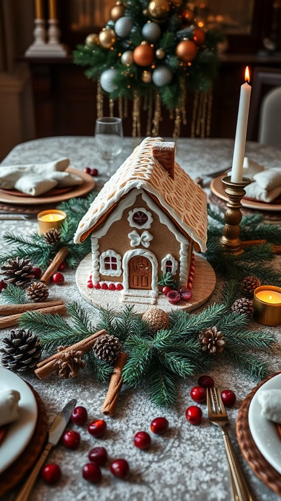 holiday gingerbread house showcase