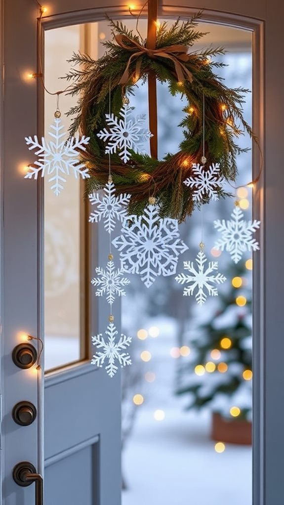 homemade winter decoration craft