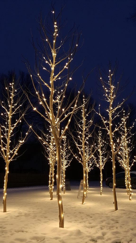 illuminated holiday tree decor