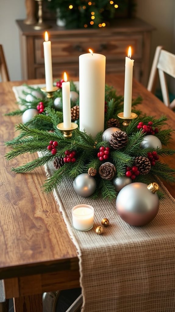 lush greenery table decorations