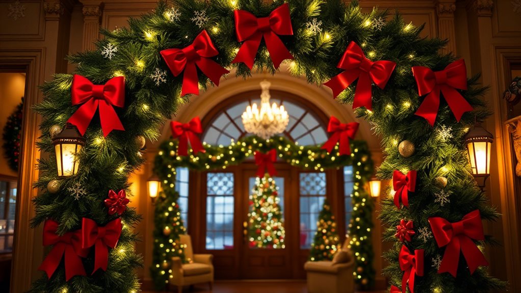 magical christmas archway decor