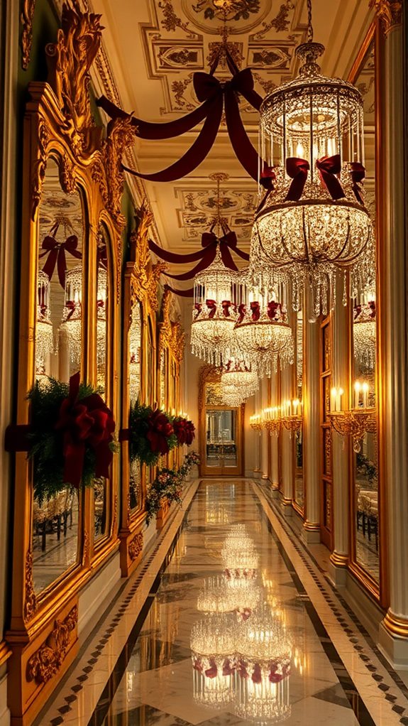 ornate baroque reflection spaces