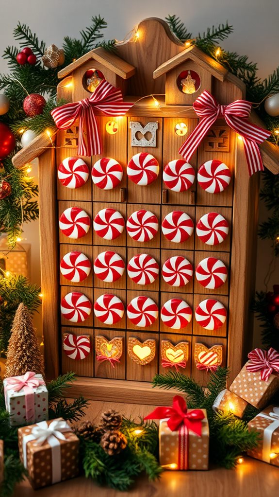 peppermint advent calendar delight