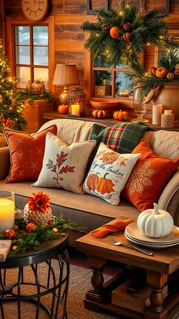 seasonal decorative pillow collection