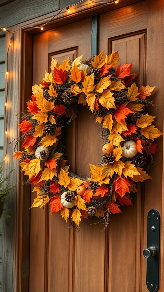 seasonal decorative wreath creations