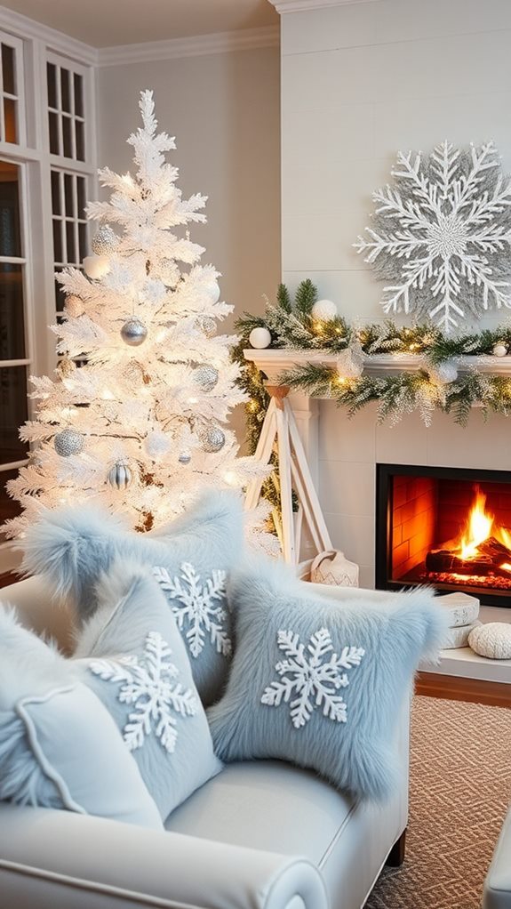 soft winter decorative touches