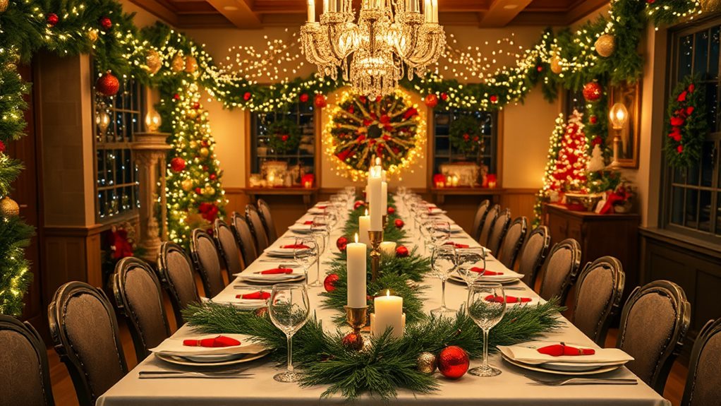 unforgettable christmas party decor