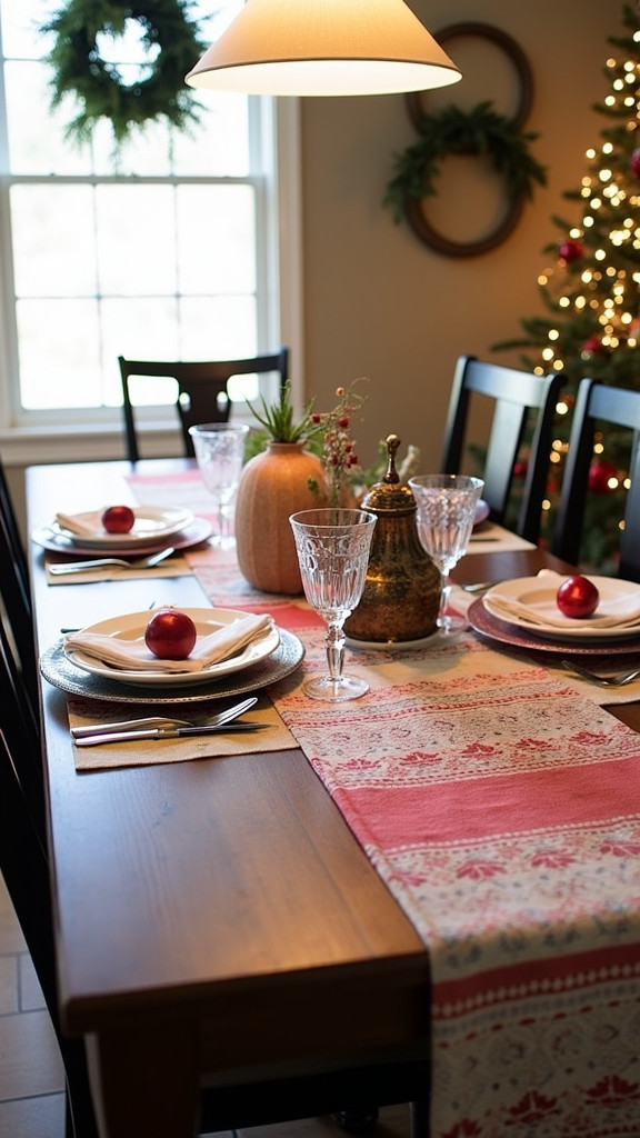 14. Incorporate Themed Table Runners