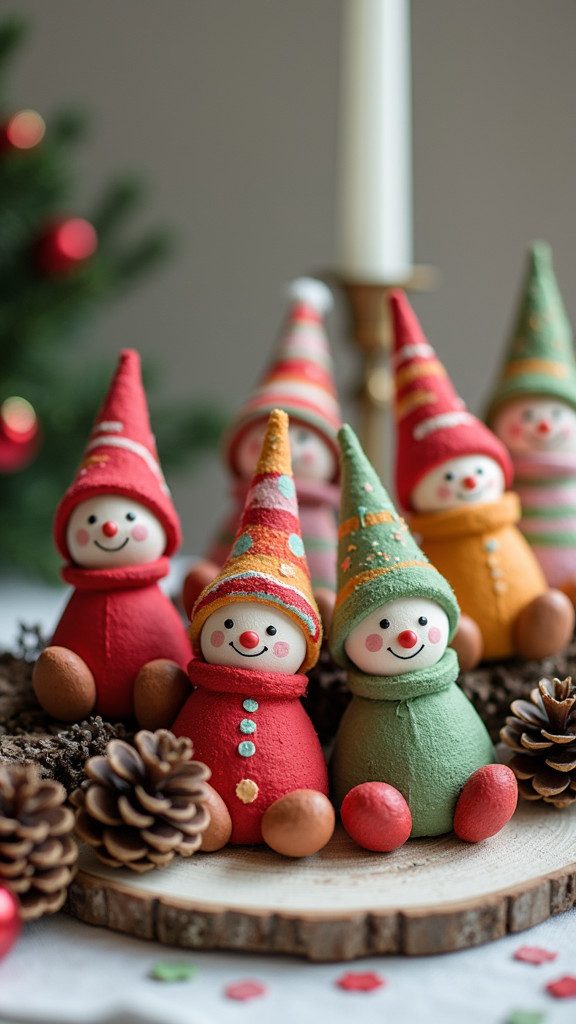 15. Add a Touch of Whimsy with Festive Figurines