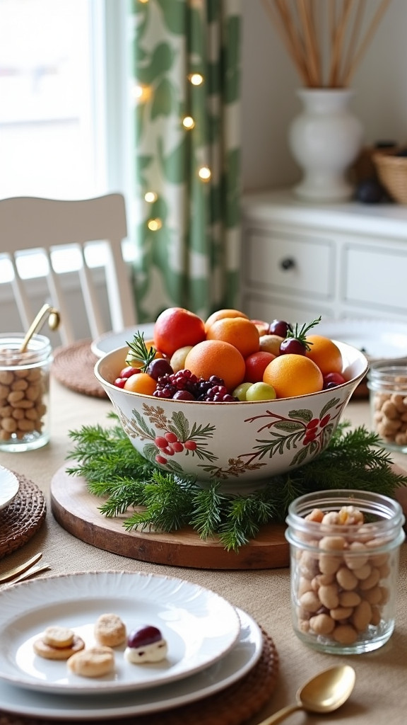 18. Arrange an Edible Centerpiece with Treats