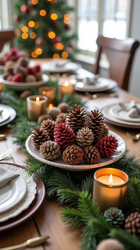 2. Incorporate Natural Elements with Pinecones