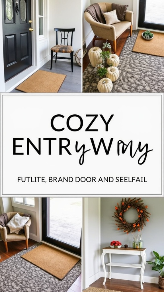 25. Create a Cozy Entryway with Seasonal Decor