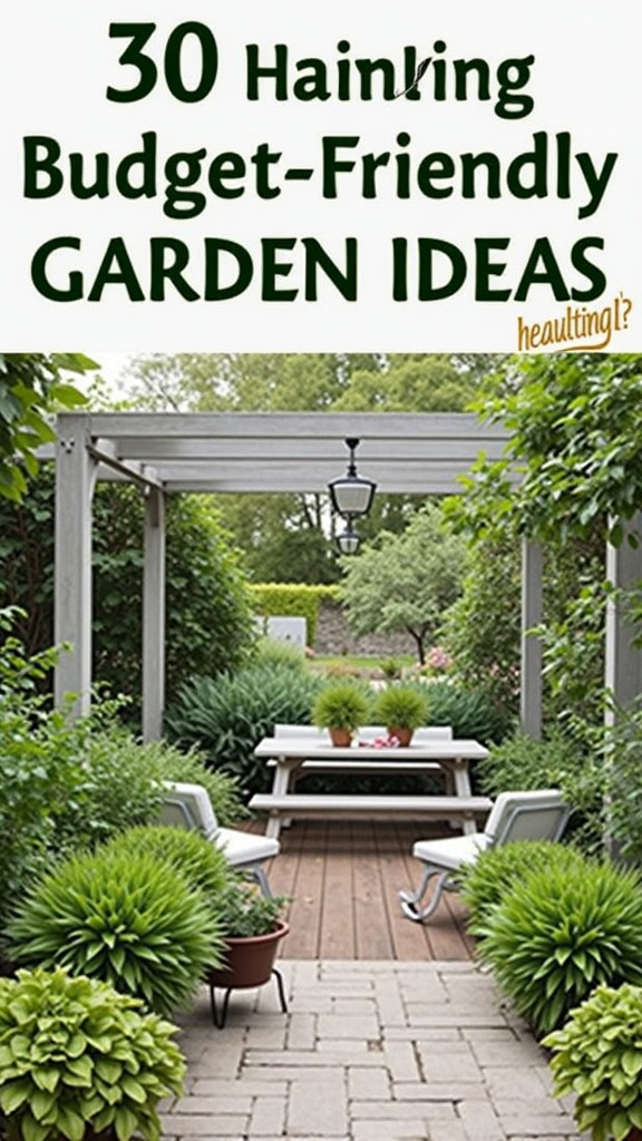 30 Budget-Friendly Garden Ideas to Transform Your Outdoor Space