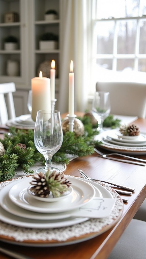 4. Opt for Elegant White Dinnerware