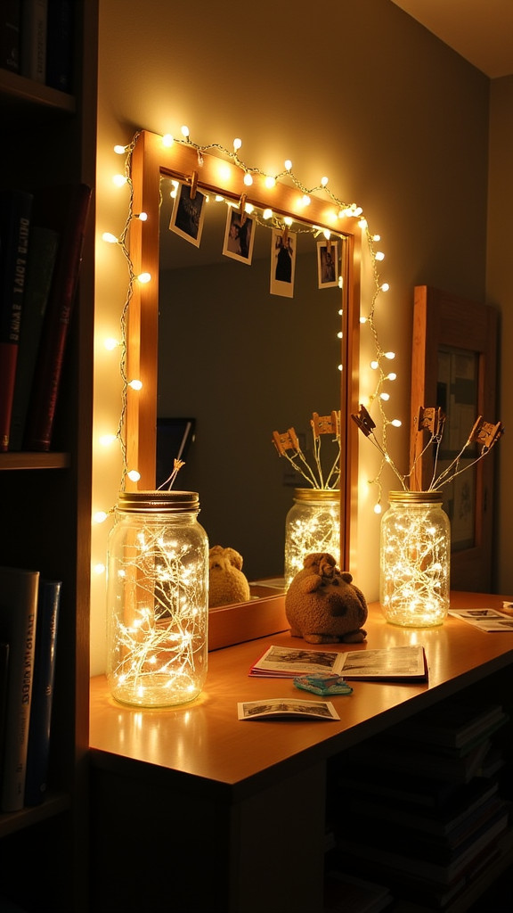 6. Decorate with Twinkling Fairy Lights