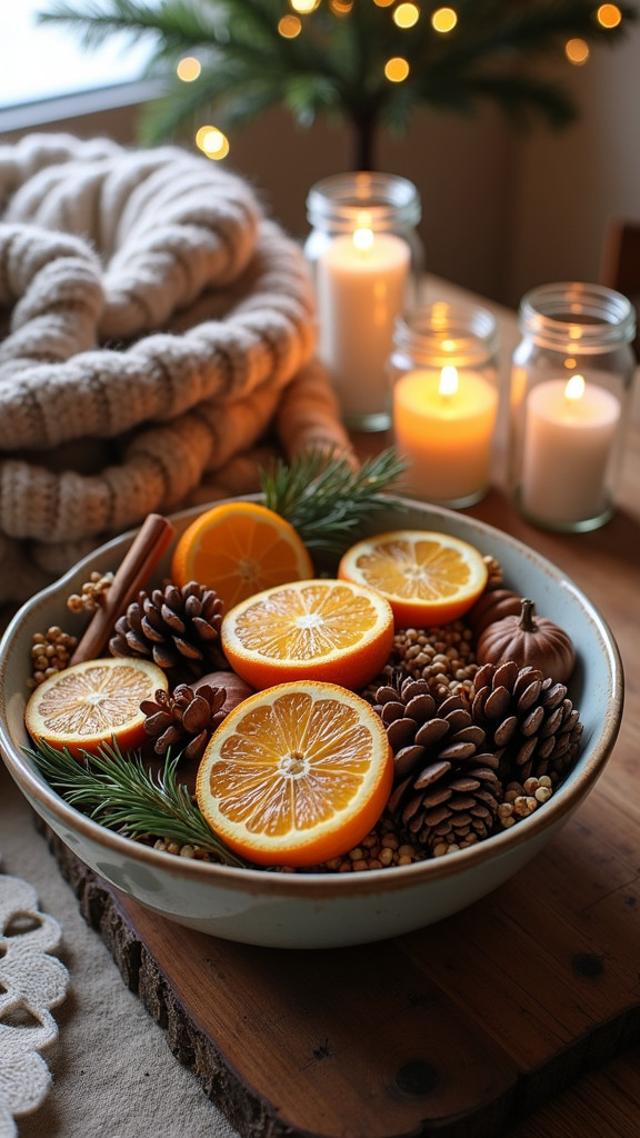 8. Add Seasonal Scent with DIY Potpourri