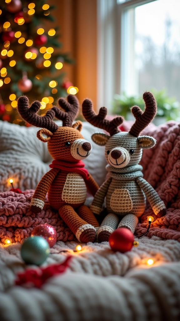 Adorable Crochet Reindeer Amigurumi