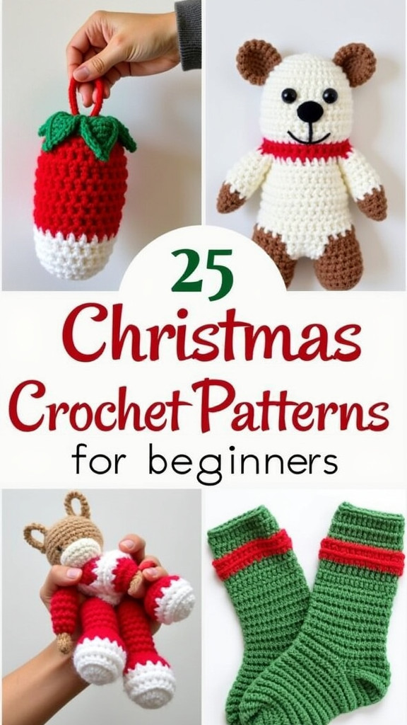 Cozy Up with These 25 Christmas Crochet Patterns for Beginners