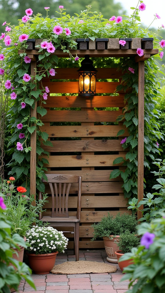 Create a Focal Point with a Homemade Trellis