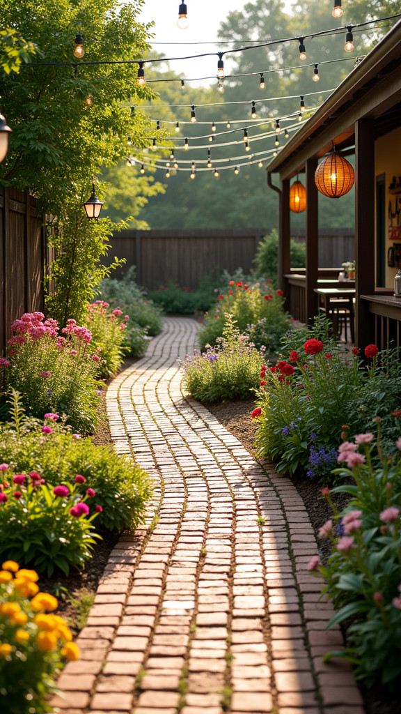 Create a Garden Path with Salvaged Bricks