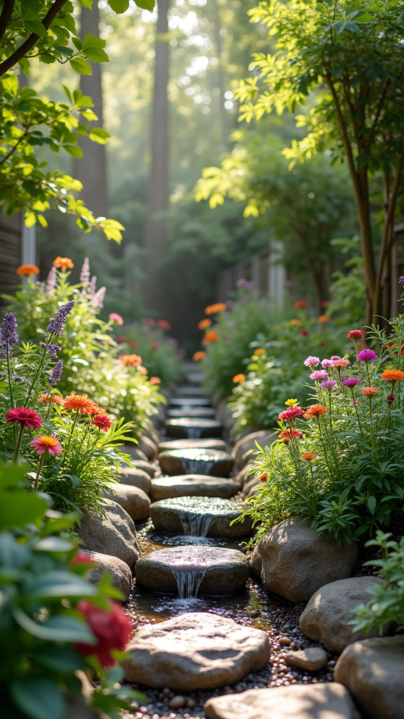 Create a Rain Garden with Collected Rainwater