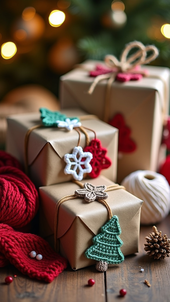 Cute Crochet Gift Tags to Personalize Presents