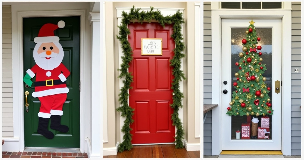 Deck the Halls: 25 Creative Ideas for Your Christmas Door Decorating Contest